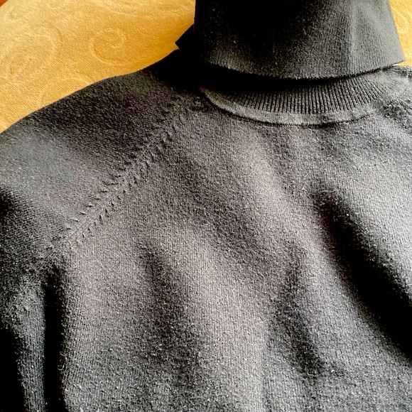 Black Turtleneck Sweater - Picture 4 of 4